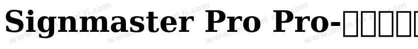 Signmaster Pro Pro字体转换